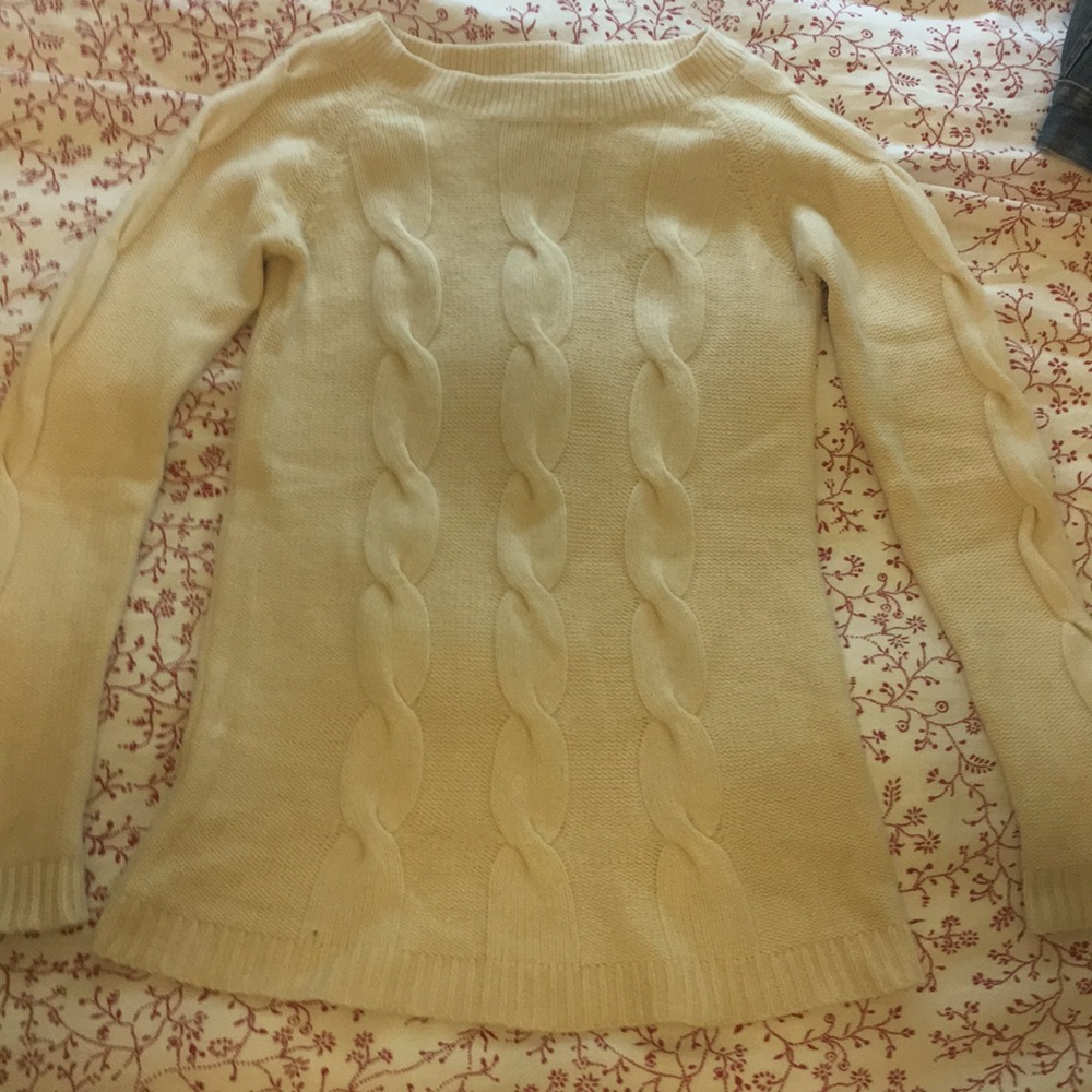 Lovely soft cream colored sweater